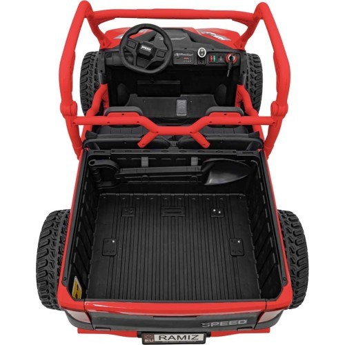 Детский электромобиль Farmer Truck UTV Racing, красный