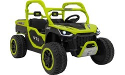 Bērnu elektromobilis Farmer Truck UTV Racing, zaļš