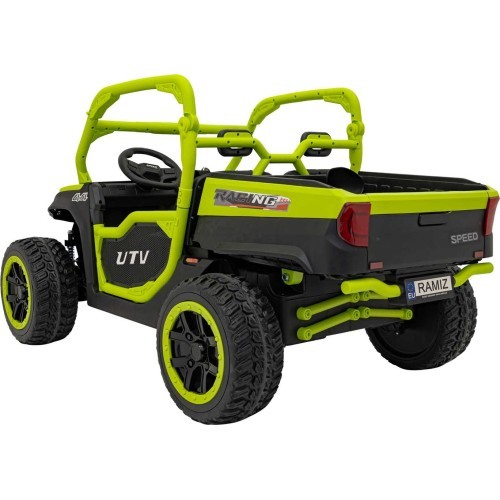 Bērnu elektromobilis Farmer Truck UTV Racing, zaļš