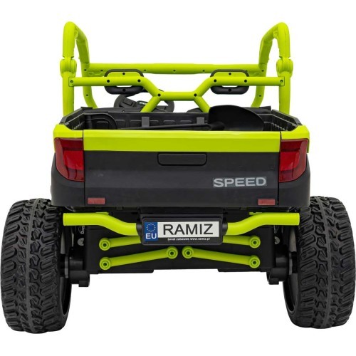 Детский электромобиль Farmer Truck UTV Racing, зелёный