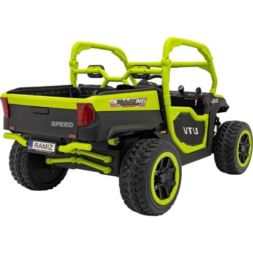 Детский электромобиль Farmer Truck UTV Racing, зелёный
