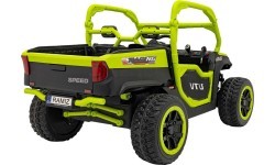 Bērnu elektromobilis Farmer Truck UTV Racing, zaļš