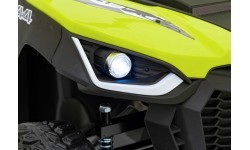 Bērnu elektromobilis Farmer Truck UTV Racing, zaļš