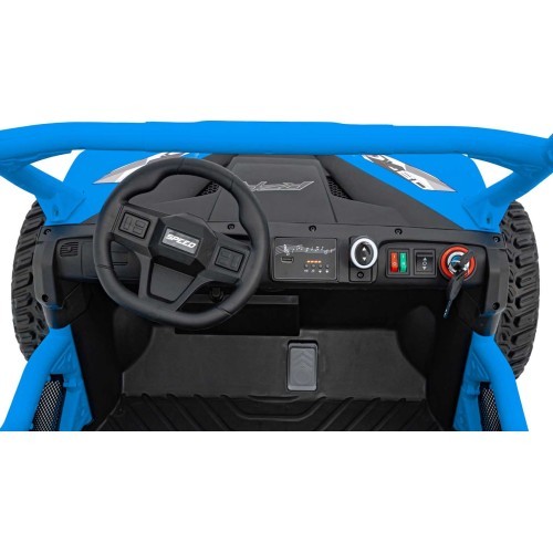 Детский электромобиль Farmer Truck UTV Racing, синий