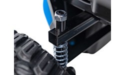 Bērnu elektriskais visurgājējs Farmer Truck UTV Racing, zils