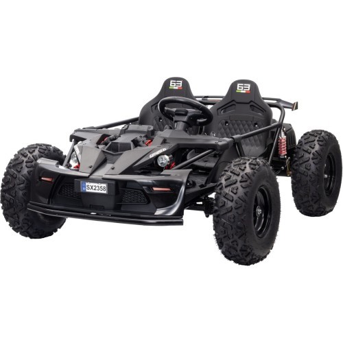 Gokarts GENERAL 63, melns