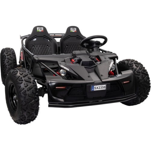 Gokarts GENERAL 63, melns