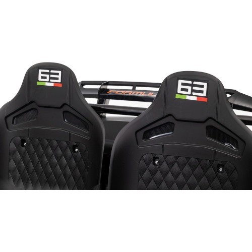 Gokarts GENERAL 63, melns
