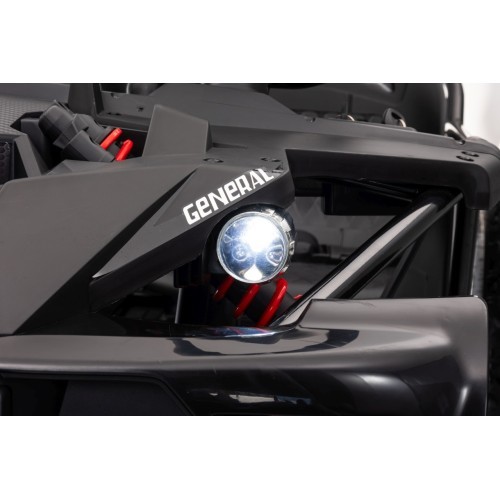Gokarts GENERAL 63, melns