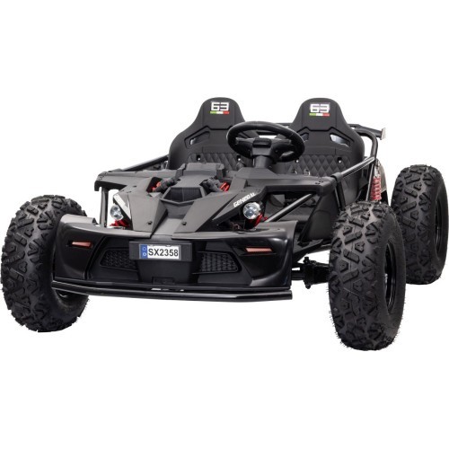 Gokarts GENERAL 63, melns