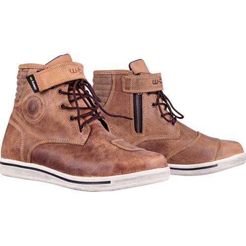 Motociklistu zābaki W-TEC JuriCE - Chico Leather Brown