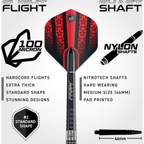 Winmau Joe Cullen Signature Edition 90 šautriņas
