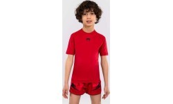 Venum Contender bērnu rashguard krekli ar īsām piedurknēm - ķiršu sarkanā krāsā