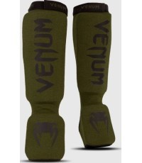 Shin Guards Venum Kontact Khaki-Black