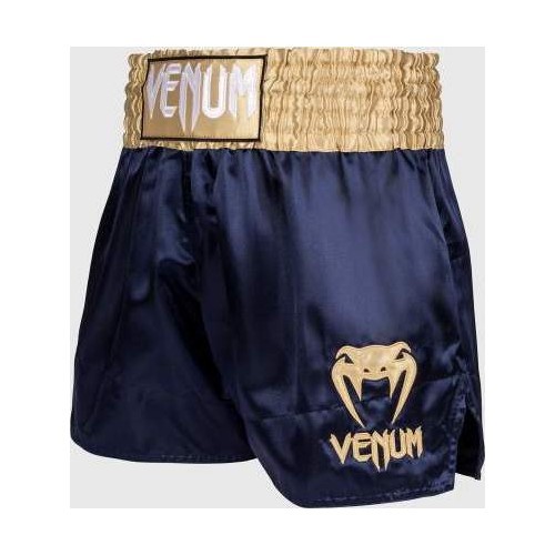 Venum Classic Muay Thai šorti, tumši zili/zelta