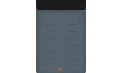 NC2001 ANTHRACITE-ORANGE DOUBLE SLEEPING BAG NILS CAMP