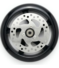 Replacement Wheel with Brake Disc for the Discola Scooter, 200x30mm (prior to 10/2025) - Black