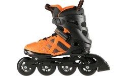 Черно-оранжевые роликовые коньки NILS Extreme NA14112 - NA14112 ЧЕРНО-ОРАНЖЕВЫЕ РОЛИКОВЫЕ КОНЬКИ NILS EXTREME