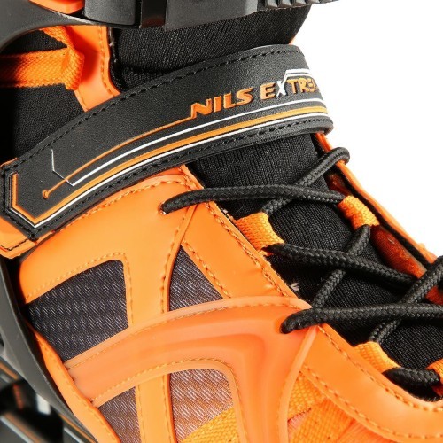 Черно-оранжевые роликовые коньки NILS Extreme NA14112 - NA14112 ЧЕРНО-ОРАНЖЕВЫЕ РОЛИКОВЫЕ КОНЬКИ NILS EXTREME