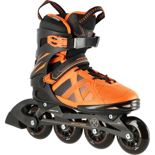 Melnas un oranžas skrituļslidas NILS Extreme NA14112 - NA14112 BLACK-ORANGE IN-LINE SKATES NILS EXTREME