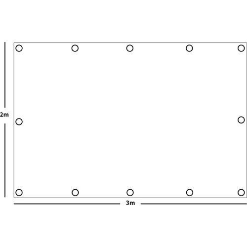 Tarpaulin MFH Tarp - Green, 200x300 cm