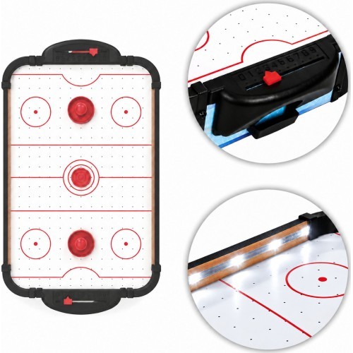 Cymbergaj air hockey stół do gry dla dzieci powietrzny hokej 58 cm akcesoria ECOTOYS
