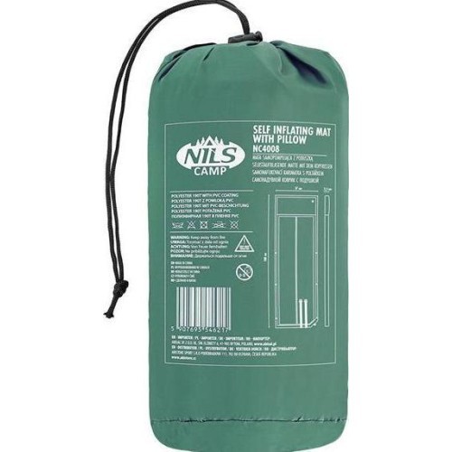 NC4008 GREEN SELF-INFLATING MAT NILS CAMP