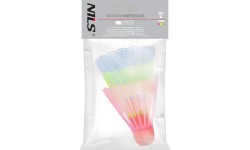 NBL6013 NYLON SHUTTLECOCKS MULTICOLOR 3 PCS. NILS