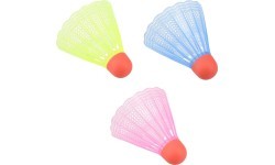 NBL6013 NYLON SHUTTLECOCKS MULTICOLOR 3 PCS. NILS