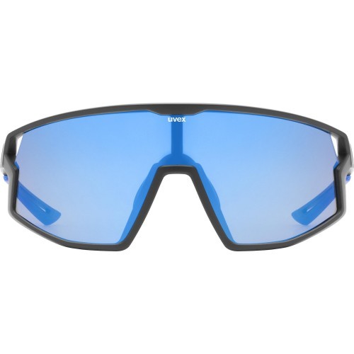 Akiniai Uvex skyryse black matt / mirror blue