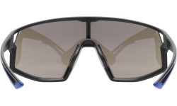 Akiniai Uvex skyryse black matt / mirror blue