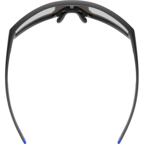 Akiniai Uvex skyryse black matt / mirror blue