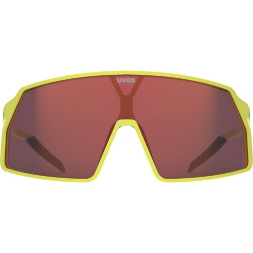 Glasses Uvex pace stage rise yellow matt / mirror red