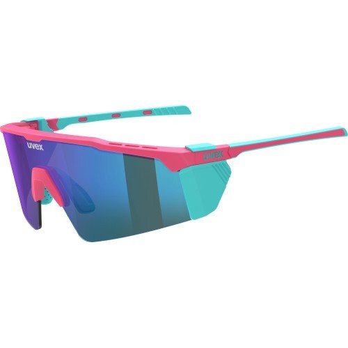 Glasses Uvex flowline glacier pink matt / mirror blue