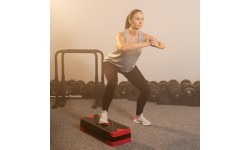 Aerobic Exercise Step Platform inSPORTline AS150 - Black-red