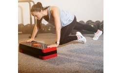 Aerobic Exercise Step Platform inSPORTline AS150 - Black-red