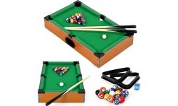 Stół do bilarda mini 50x30 cm zestaw do gry dla dzieci akcesoria ECOTOYS