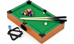 Stół do bilarda mini 50x30 cm zestaw do gry dla dzieci akcesoria ECOTOYS