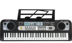 Large keyboard piano with microphone for children + power supply