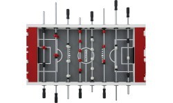Ninestar ITSF Competition Soccer Table red/white
