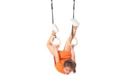DICE gym rings wood