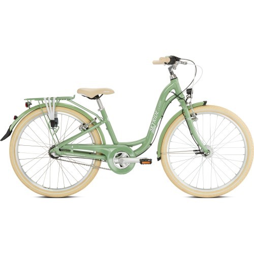 Dviratis PUKY Skyride 24-3 Classic Alu retro zaļš