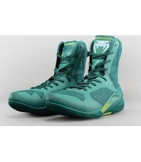 Venum Elite Neo Boxing Shoes - Green/ Neon Yellow
