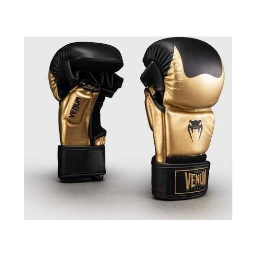 Venum Attack 2.0 Sparring Gloves Leather - Gold/Black