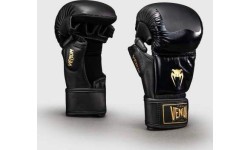 Venum Attack 2.0 Sparring Gloves Leather - Black/Gold