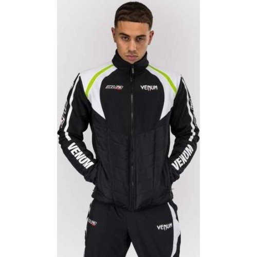 Мужская куртка Venum x Bud Racing - черный/белый/зеленый лайм