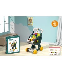 Shopping Cart with Light and Music Function 41 pcs. Green