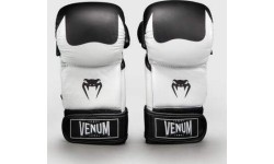 Venum Attack 2.0 Sparring Gloves Leather - Black/White