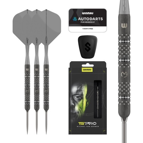Winmau MvG TS-PRO 90% Switch Point Steel Tip Darts 23G