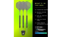Winmau MvG TS-PRO 90% Switch Point Steel Tip Darts 24G